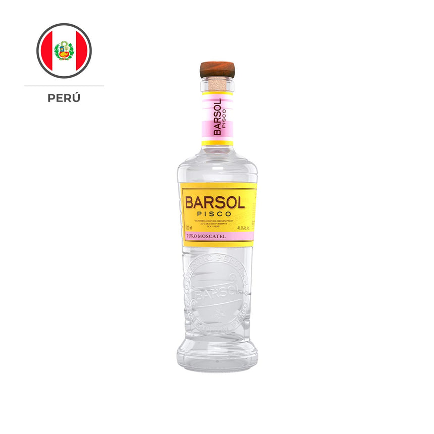 PISCO BARSOL MOSCATEL 700 ML