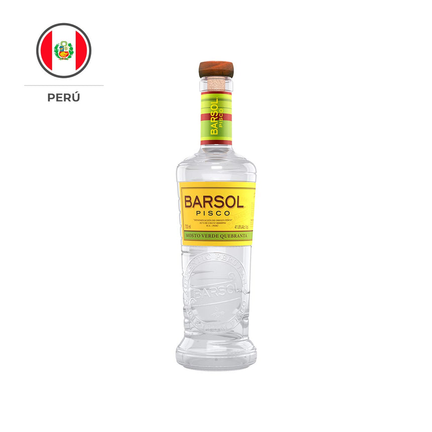 PISCO BARSOL MOSTO VERDE QUEBRANTA 700 ML